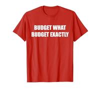 Budget Quale Budget esattamente Maglietta, Uomo, Rosso, S