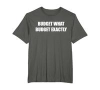 Budget Quale Budget esattamente Maglietta, Uomo Taglie Grandi, Asfalto, 6X Tall