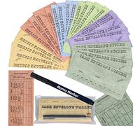 Budgetizer contanti busta System - bilancio planner buste - assortiti Colori denaro buste - Bundle con 1 contanti organizzatore portafoglio e 1 bill marcatore contraffatti rivelatore 24 Multicolored