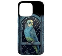 Budgie Budgerigar Parrocchetto Uccelli Birdwatching Custodia per iPhone 15 Pro Max