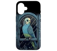 Budgie Budgerigar Parrocchetto Uccelli Birdwatching Custodia per iPhone 16