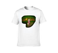 Budgie Logo Rock Band Music Men Adult Short Sleeve White L