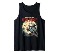 Budgie Parrocchetto Budgerigar Vampire Keet Halloween Canotta