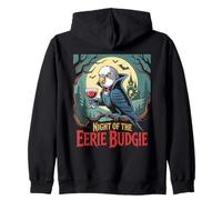 Budgie Parrocchetto Budgerigar Vampire Keet Halloween Felpa con Cappuccio