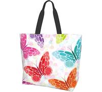 Budgie Parrot Bird Flying Tote Bag Large Casual Women Shoulder Handbags Borse della spesa riutilizzabili per lavoro Shopping Travel Beach