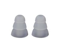 BUDGPZWSC 1-10Pairs S/M/L 3 Layers Soft Silicone Ear Tips Earbuds Cap For Universal In-Ear Earphone Headset Earplugs Ear Pads Cushion(L,1 Pair)