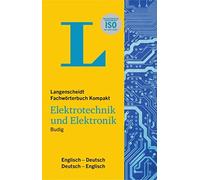 Budig, P Langenscheidt Fachwtb. Kompakt Elektrotechnik - (German Impo Book NUOVO