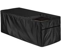 Buding Cassapanca multiuso per cuscini da giardino, coperturare per cuscino, coperturare da giardino, protettiva 100%, impermeabile, resistente ai raggi UV e alle intemperie, 123 x 62 x 55 cm