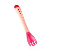 budiniao 3 Pezzi Cucchiaio Morbido per Bambini Colorati Sensibili alla Temperatura Caramelle Cucchiai da Zuppa di Plastica Stoviglie Utensili per l'Apprendimento Neonato, Rosa, 2.1 x 14 cm