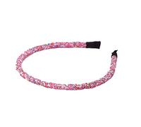 budiniao Accessori per capelli Scintillio classico Fascia semplice per temperamento Abbigliamento abbinato Accessorio per fascia per capelli alla moda Studente, Rosa