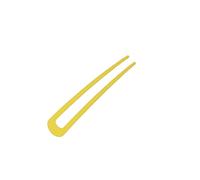 budiniao Bastoncini per capelli a forma di U Coreano Trendy Modellazione Styling Donna Tornante Moda Copricapo Accessori Donna Adulti Adolescenti, Giallo
