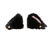 budiniao Casco leggero con orecchie di animali, decorazioni divertenti, accessori per sciare, fare snowboard, andare a cavallo e attività all'aperto, casco con orecchie di