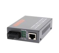 budiniao Convertitore di Rete efficiente Dotato di transceiver in Fibra Ottica monomodale Gigabit Esterno Che raggiunge Una 20 km Convertitore Media in Fibra Ottica monomodale