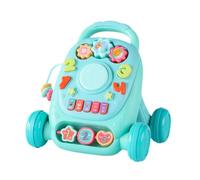 budiniao Giocattolo da spingere per camminare per bambini e bambine che imparano a stare in piedi, imparando a camminare, rosa, verde, 17.5x18x21 cm
