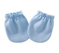 budiniao Guanti in cotone per bambini Stagioni Accessori per bambini Protezione per il viso Guanti antigraffio Paramani Ragazzi Prodotti sani Semplice, Blu