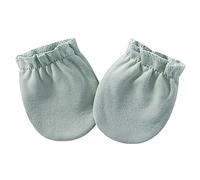 budiniao Guanti in cotone per bambini Stagioni Accessori per bambini Protezione per il viso Guanti antigraffio Paramani Ragazzi Prodotti sani Semplice, Verde chiaro