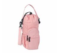 budiniao Oxford Bottle Design multifunzionale a spalla, superficie, versatile, bottiglie, per i viaggi all'aperto, rosa