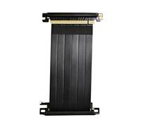 budiniao Piastra posteriore di estensione per scheda riser PCIe nera e oro con stabilità del segnale e trasmissione RTX2080Ti Full Speed PCIe 3.0 Riser Cable