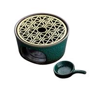 budiniao Scalda teiera Portatile per Avventure escursionistiche per Cucinare all'aperto, fornelli per tè Caldo e fornelli per Alimenti Insieme, griglia Yakitori, Barbecue da Tavolo, tè Caldo, Verde