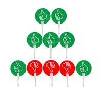 budiniao Segnali per aste, segnali per insegnanti e studenti, per l'interazione, per valutare la comprensione degli studenti, vero o falso, evento in classe per insegnanti