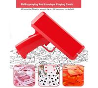 budiniao sparasoldi automatica, spara soldi veri o banconote, coupon e volantini. Facile da usare per gli eventi del club, Oro spazzolato