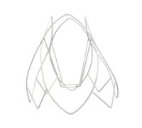 budiniao Splendida gabbia per lampadine in filo metallico, moderna struttura in per lampada a sospensione senza tempo. La gabbia è realizzata robusto, 26x26x10cm