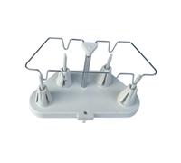 budiniao Supporto per rocchetti di filo per macchina da cucire. Contiene 4 rocchetti. La connessione regolabile garantisce un'esperienza di ricamo semplice. Supporto per a 4 coni. Pratico.