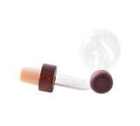 budiniao Versatore per vino artistico trasparente, un regalo indispensabile per ogni incontro, per garantire il versamento in bottiglia, aeratori per vino in vetro, regali, Chiaro, Stile B