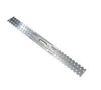 BudMat ES125/1,0 - 100 St. gancio diretto a forma di U argento acciaio 1 mm 0,40 kN portata soffitto sospeso