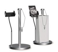 BUDYX. Porta scottex cucina 2 in 1 con supporto per cellulare, Porta rotolo ideale per ricette e videochiamate, in acciaio inox e antiscivolo, compatibile con rotolo grande. Porta carta da cucina.
