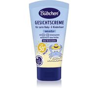 Bübchen Sensitive Sun Protection Face Cream SPF 50+ crema protettiva viso per bambini SPF 50+ 6 m+ 50 ml