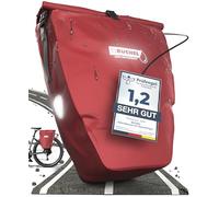 Büchel Borsa da bici per portapacchi I 25,4 L - 100% impermeabile I con maniglia e tracolla I borsa da bici per portapacchi, borsa da portapacchi, borse da bici posteriori