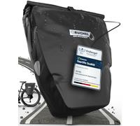 Büchel Borsa da bici per portapacchi I 25,4 L - 100% impermeabile I con maniglia e tracolla I borsa da bici per portapacchi, borsa da portapacchi, borse da bici posteriori