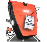 Büchel Borsa da bici per portapacchi I 25,4 L - 100% impermeabile I con maniglia e tracolla I borsa da bici per portapacchi, borsa da portapacchi, borse da bici posteriori