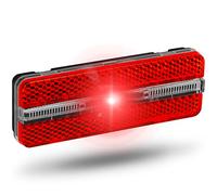 Büchel Gepäckträgerrücklicht mit Standlichtfunktion Uni LED Sunset Strip con Funzione Luce di Posizione 50660 Portapacchi Posteriore, Nero, Taglia Unica Unisex-Adulto