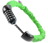 Büchel Sekura - Lucchetto per bicicletta da 90 cm, con codice a 5 numeri, per bambini e adulti, con ampio campo numerico e rivestimento in nylon, per bicicletta leggera, alta sicurezza in acciaio