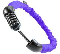 Büchel Sekura - Lucchetto per bicicletta da 90 cm, con codice a 5 numeri, per bambini e adulti, con ampio campo numerico e rivestimento in nylon, per bicicletta leggera, alta sicurezza in acciaio