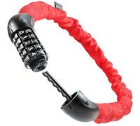 Büchel Sekura - Lucchetto per bicicletta da 90 cm, con codice a 5 numeri, per bambini e adulti, con ampio campo numerico e rivestimento in nylon, per bicicletta leggera, alta sicurezza in acciaio