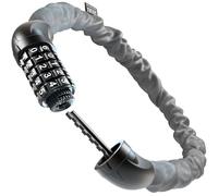 Büchel Sekura - Lucchetto per bicicletta da 90 cm, con codice a 5 numeri, per bambini e adulti, con ampio campo numerico e rivestimento in nylon, per bicicletta leggera, alta sicurezza in acciaio