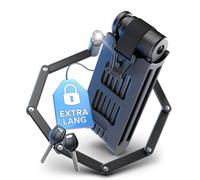 BÜCHEL Sekura - Lucchetto pieghevole per bicicletta, protezione antifurto con supporto, in acciaio temprato, lunghezza 110 cm, lucchetto per bicicletta, lucchetto per bicicletta, bici elettrica, moto