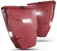 Büchel Set di 2 borse per portapacchi da bicicletta, 25,4 l, 100% impermeabile, con maniglia e tracolla