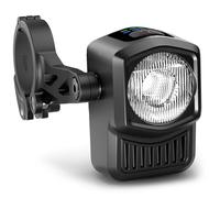 BÜCHEL Set di luci per bicicletta USB-C per bicicletta, set di luci a LED con durata di 8 ore e indicatore di controllo, conforme alla norma StVZO, montaggio senza attrezzi (luce frontale a LED
