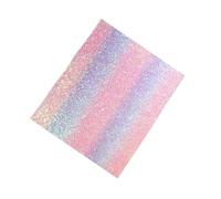 Bügelperlen Bügelmatte Regenbogen-Glitzer - Hitzebeständige Unterlage aus PU & PP - Wiederverwendbare Transfermatte für DIY Perlen-Projekte - Bastelzubehör für Kinder - 20x15/30x20cm