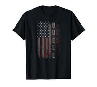 Buell Family American Flag T-shirt regalo per uomo Maglietta