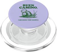 Buen Camino Camicia lumaca Sto andando molto lentamente a PopSockets PopGrip per MagSafe