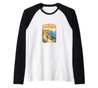 Buen Camino de Santiago Escursionismo Viaggi Maglia con Maniche Raglan