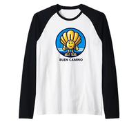 Buen Camino de Santiago Ragazzo Ragazzo Ragazza Maglia con Maniche Raglan