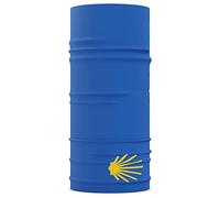 Buen Camino Scaldacollo Multifunzionale - blu, tubolare ultraleggero per il Cammino di Santiago, bandana con effetto rinfrescante, ad asciugatura rapida, senza cuciture, traspirante