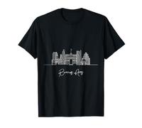 Buenos Aires Argentina Skyline Sud America Viaggio Souvenir Maglietta
