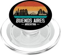 Buenos Aires Retro Vintage Tramonto Skyline Buenos Aires PopSockets PopGrip per MagSafe